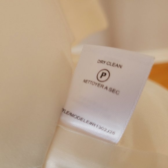 Robert Rodriguez Cream Cropped Cotton Blazer US 4 - Picture 15 of 16